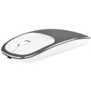 Metal Bluetooth and 2.4G Wireless Mouse Alloy Ultra-Thin Recharge Portable  F3E4