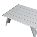 Camping Table Picnic Outdoor Desk Travel Beach Laptop Support Serving White