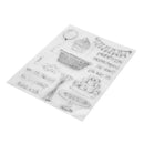 DIY Transparent Clear Stamps Silicone Cards Handbook Album Decoration Seal