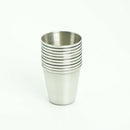 10Pcs 30ml Portable Stainless Steel Wine Drinking Shot Glasses Barware CupWG3C