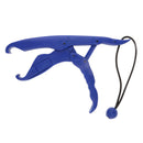 Floating Fish Grip Fishing Lip Grip Gripper Grabber Plier with Lanyard Blue