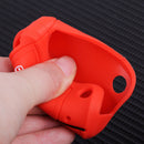 RED 4 Button Silicone Remote Key Cover Fob Case fit for VW Golf Polo 2017