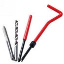 30Pcs M6 Tap Wrench Cutter Repair Kit Hand Tools Red Thread Wire Insert Sta L1I2