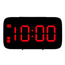 Precision Digital Alarm Clock with LCD Display Backlight Calendar Snooze Red