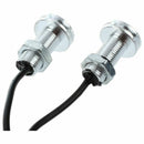 2 PCS LED Lens Motorcycle Eagle Eye Back Up Tail Park Light Lamp 1.5W Red