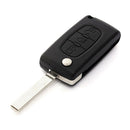 Folding Car Flip ABS Durable Remote Key Case 3 Button  C2 C3 C4 C5 C6