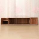 Multifunction Desktop Monitor Stand Computer Screen Riser Wood Shelf Plinth