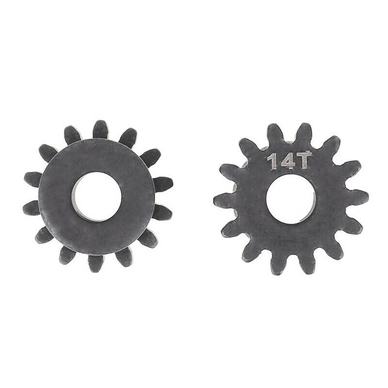 2Pcs M1 5mm 14T Pinion Motor Gear for 1/8 RC Car Brushed Brushless Motor D6Q1
