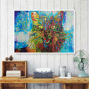 5D DIY Special-shaped Diamond Painting Animal Cross Stitch Kit (DS007 Wolf)
