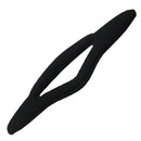 9.6 Magic Sponge Bun Maker Curler Hair Ponytail Holder Black R5U3