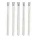 5pcs/set Plastic Thin Transparent Sealed Needle Bottle Sundries Storage Jar