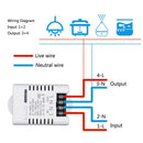 2.4G Wifi Switch 16A Remote Wireless Switch Smart Light Alexa Google Home H