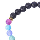 8MM Healing Beaded Bracelet Natural Lava Stone Diffuser Bracelet Jewelry Gift