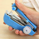 Portable Mini Sewing Machine Handheld Stitch Clothes Home Cordless Househol E2E1