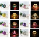 Mosaic Glass Tealight Candle Holder Candlestick for Wedding Home Decor_G