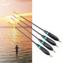 4pc/set Bottom Fishing Floats Long Length Hard Tail Fishing Plastic Float D4Y3