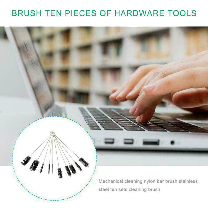 10PCS/SET Household Fish Tank Aquarium Bottle Tube Nylon 3 1 Brush in H2Y4