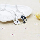Design Yin Yang Pendant Necklace Couple Friend Friendship Jewelry Gift Best .ES