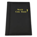 120 Coin Holder Collector Storage Money Pocket PU Leather Album Book Black