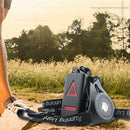 Safety Night Outdoor Running Light LED Chest Back Warning Lamp Jogging Black