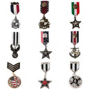 Classic Medal Pendant Badge Halloween Costume Brooch Lapel Pin Hanger Medal