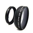 49MM 0.45x Wide Angle Conversion Lens with Macro Close-Up Attachment for Digital