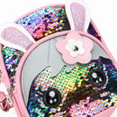 Shoulder Backpacks Girls Cute Animal Decor Messenger Rucksack (Multicolor)