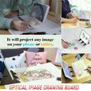 20CM Optical LED Tracing Drawing Board Image Copy Mat Painting Art Tools + Clip