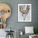 5D DIY Full Drill Diamond Painting Antler Embroidery Mosaic Craft Kit Decor