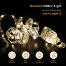 Light String,Waterproof 40 LED Ribbon Light for Christmas Tree (Warm White)