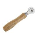 Tyre Patch Roller Puncture Repair Tool Wood Handle Portable Car Accessories