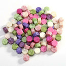 100pcs Retro Fire Painting Pill Octagon Sealing Wax Grain Stamping Envelope