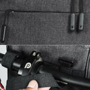 Cycling Bags Bicycle Handlebar Bag Bike Front Tube Basket Rear Pannier Gray