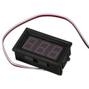 5X(Mini voltmeter tester Digital voltage test battery DC 0-30V red auto carU9G4)