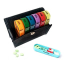 7 Day Weekly Large Pill Box 28 Slot Medicine Organizer New Storage Dispense U0R7