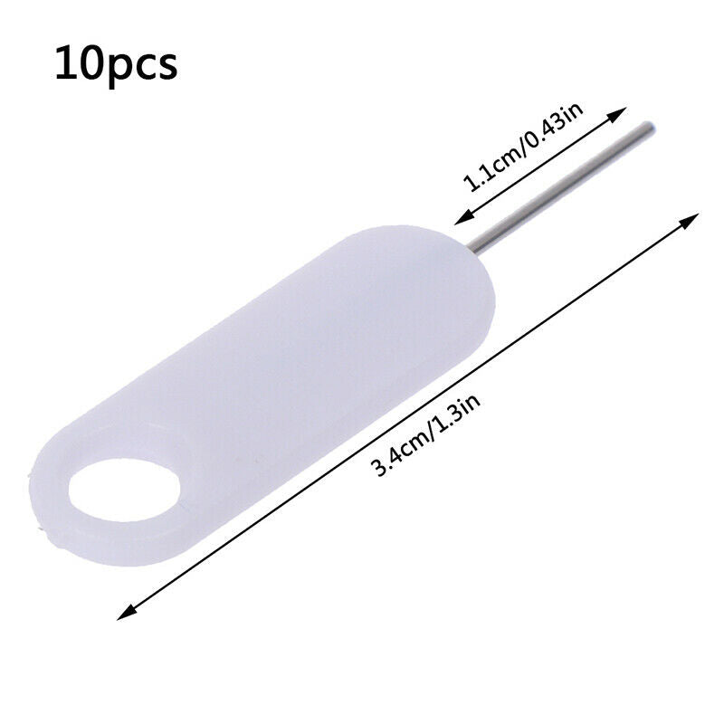 10Pcs Sim Card Tray Removal Pin Eject Opener Tool for Smartphones Tabl lj