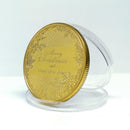 Christmas Memorial Coin Golden X4