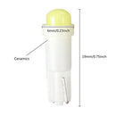 20pcs New T5 Car COB White LED Lamp Car Dashboard Door Reading Gauge Light Bulb