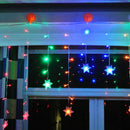 96LED Snowflake String Lights Waterproof Room Holiday Fairy Lights EU Plug