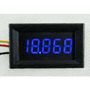 DC 3.5-30V Mini 5 Digit Digital Blue LED Voltmeter Volt Meter Panel Car
