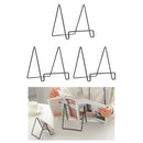 3pcs Iron Geometric Shape Easel Plate Display Stand Plate Bowl Stand Hoder