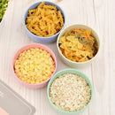 Healthy Kitchen Dinnerware Bowl Sets Eco Biodegradable Unbreakable Dinner P