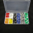 800pcs Assorted Crimp Terminal Insulated Electrical Wire Connector Set Case Kit