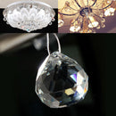 Chandelier Ball Drop Crystal Glass Lamp Pendant Loose Spacer Bead Clear LIAU