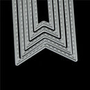 5Pcs Banner Design Metal Cutting Die For DIY Scrapbooking Album Paper Cards FT