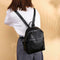Women Backpack PU Leather Shoulder Bag Student Girls Travel School Bags A