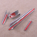 4 fit for Jeep Cherokee KL 2014+ Rear Windscreen Rain Wiper Arm Blade Cover Trim