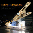 Brass Welding Manual Welder Arc Earth Ground Cable Copper Grip Clip Clamp