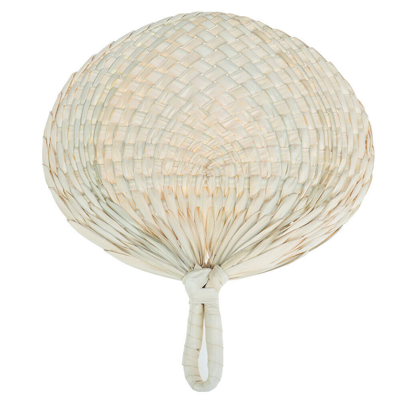 Decorative Hand Fan Straw Hand-woven Wedding Souvenir Handheld Bamboo Dance G â„–[