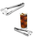 10Pcs Stainless Steel Ice Sugar Tongs Food Sweet Bread Cake Wedding Bar Buc